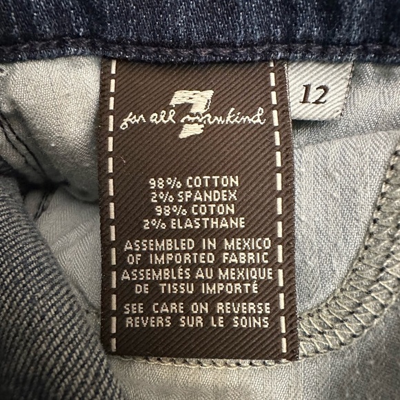 7 For All Mankind Girls Roxanne Jeans 12 - Picture 9 of 9